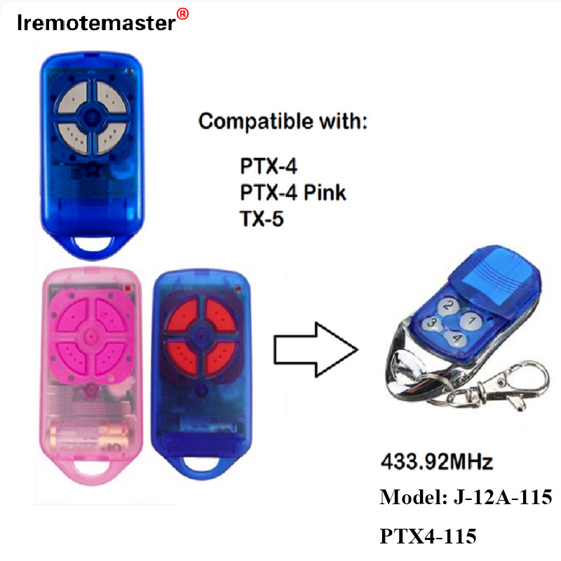 Mo PTX4 433.92 MHz Rolling Code Faletaavale Faitotoa Mamao Pulea