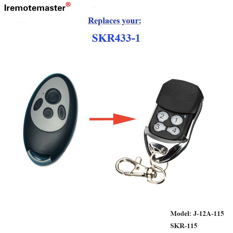 Mo SKR433-3 fale ta'avale sui faitoto'a fa'atonutonu mamao ta'avale code 433,92mhz